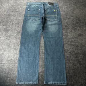 Vintage Y2K Southpole Authentic Collection Mens 38 Blue Baggy Straight Leg Jeans